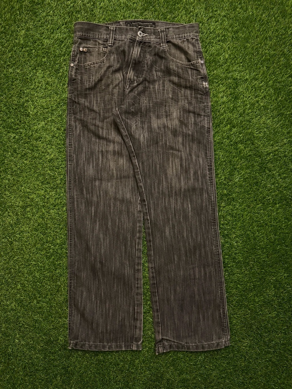 Grey SOUTHPOLE relaxed fit denim